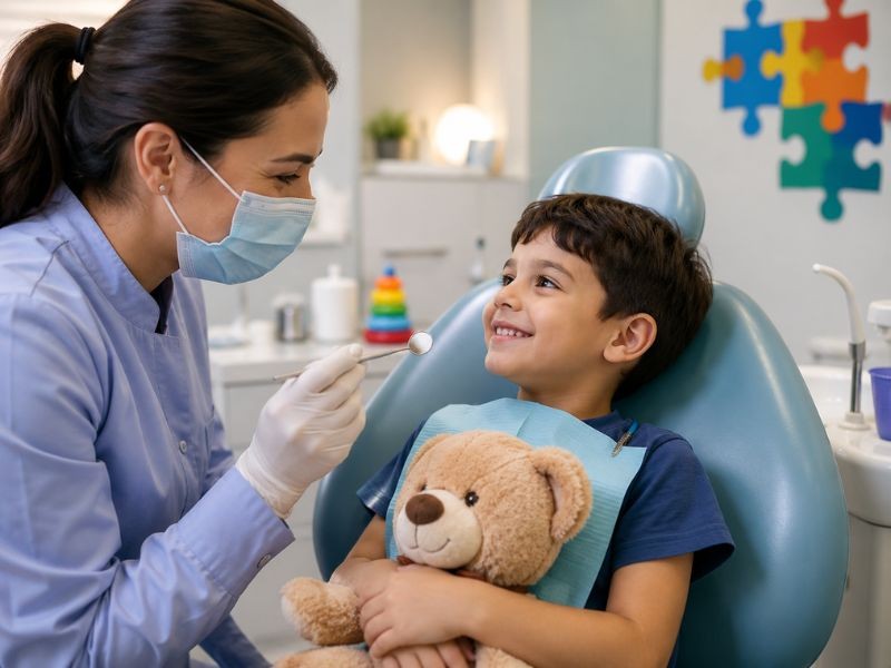 Atendimento odontológico para Crianças com Autismo (Síndrome de Down)